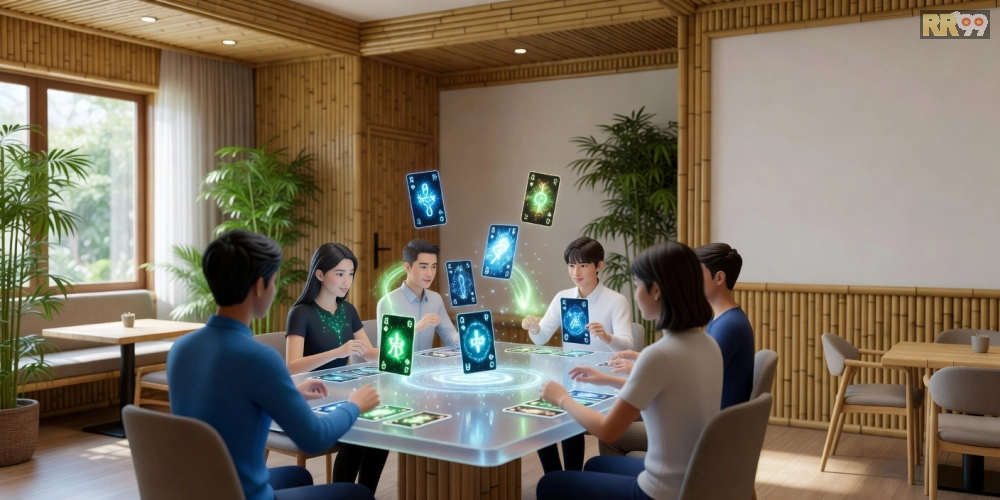 Giao diện chơi game bài tiến lên 69vn với bàn chơi đa người và phần thưởng hấp dẫn